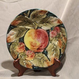 Hand painted made in Italy plate